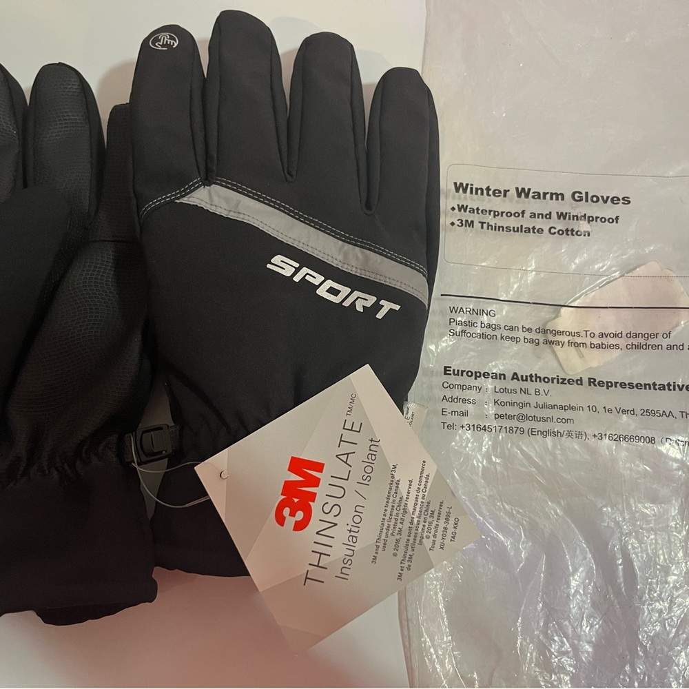 Winter Warm Gloves 3M Thinsulate Cotton